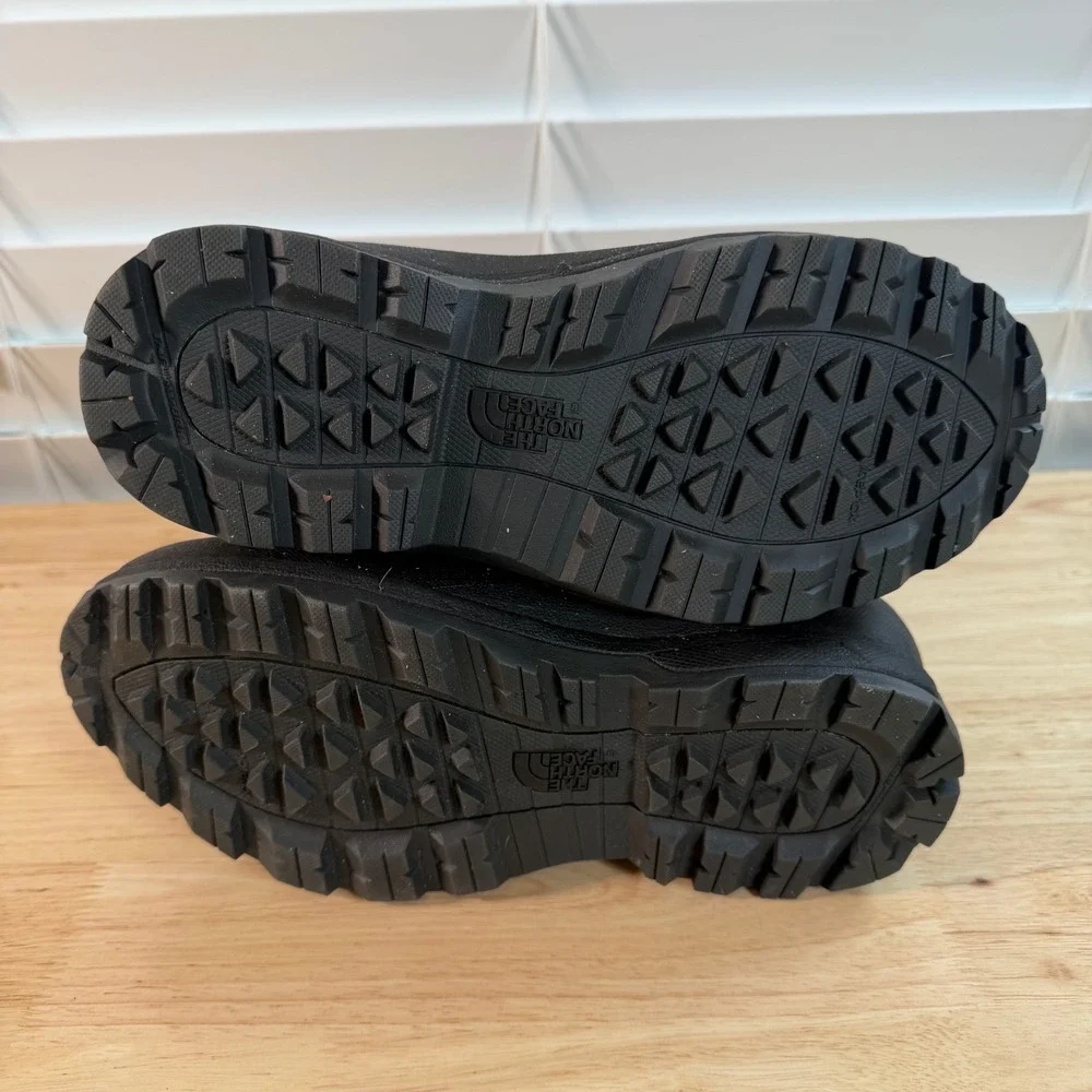 The‎ North Face Snow Boots Women's Black Ankle Round Toe Winter Outdoor - 8.5
